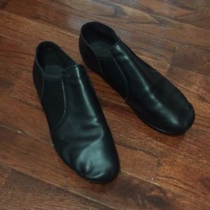 Black Split Sole Jazz Shoes